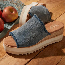 Load image into Gallery viewer, Tom's Diana Mule (Denim)- On Sale 30% Off - $80-$24=$56