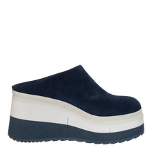 Load image into Gallery viewer, NAKED FEET - COACH in NAVY Platform Clogs