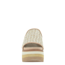 Load image into Gallery viewer, NAKED FEET - FLOCCI in BEIGE Wedge Sandals