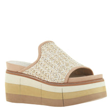 Load image into Gallery viewer, NAKED FEET - FLOCCI in BEIGE Wedge Sandals