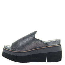 Load image into Gallery viewer, NAKED FEET (ON LINE ONLY)- FLOW in PEWTER Platform Sandals