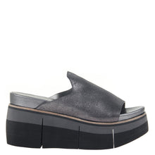 Load image into Gallery viewer, NAKED FEET (ON LINE ONLY)- FLOW in PEWTER Platform Sandals