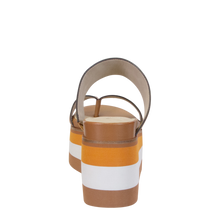 Load image into Gallery viewer, NAKED FEET - FLUX in TAN Wedge Sandals(ONLINE ONLY)