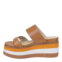 Load image into Gallery viewer, NAKED FEET - FLUX in TAN Wedge Sandals(ONLINE ONLY)