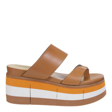 Load image into Gallery viewer, NAKED FEET - FLUX in TAN Wedge Sandals(ONLINE ONLY)
