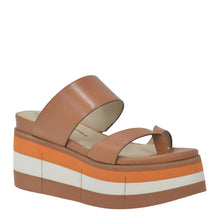 Load image into Gallery viewer, NAKED FEET - FLUX in TAN Wedge Sandals(ONLINE ONLY)