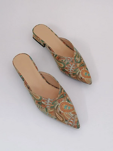 Paisley Point Mules