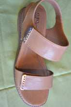 Load image into Gallery viewer, Mallory Luggage Sandal by Eurosoft (Tan/Brown)
