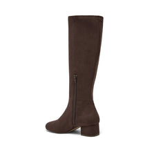 Load image into Gallery viewer, Silent D GOLD Boot Chocolate Micro Suede
