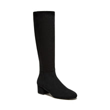 Load image into Gallery viewer, Silent D GOLD Boot Black Micro suede
