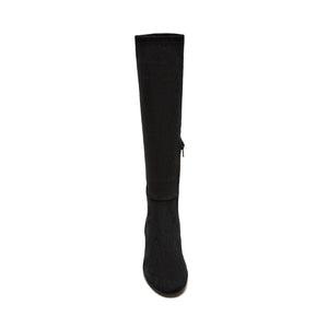 Silent D GOLD Boot Black Micro suede
