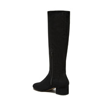 Load image into Gallery viewer, Silent D GOLD Boot Black Micro suede
