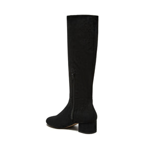 Silent D GOLD Boot Black Micro suede
