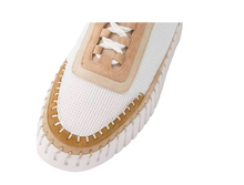Load image into Gallery viewer, Silent D Baine White/Latte Sneaker
