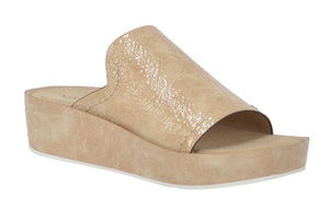 NAKED FEET - RENO in BEIGE Wedge Sandals (INSTORE AND ONLINE)