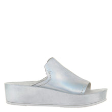 Load image into Gallery viewer, NAKED FEET - RENO in SILVER Wedge Sandals(INSTORE AND ONLINE)
